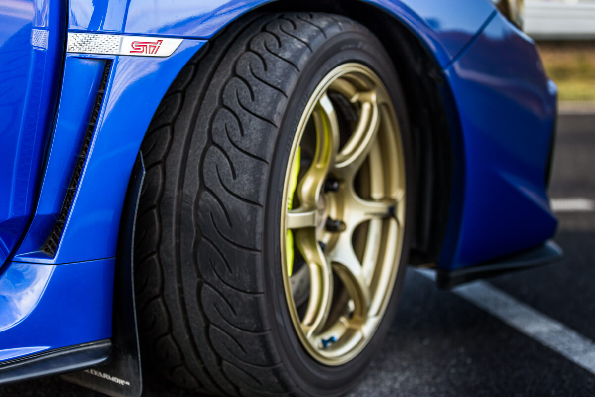 Subaru STI as fitted with Yokohama tyres