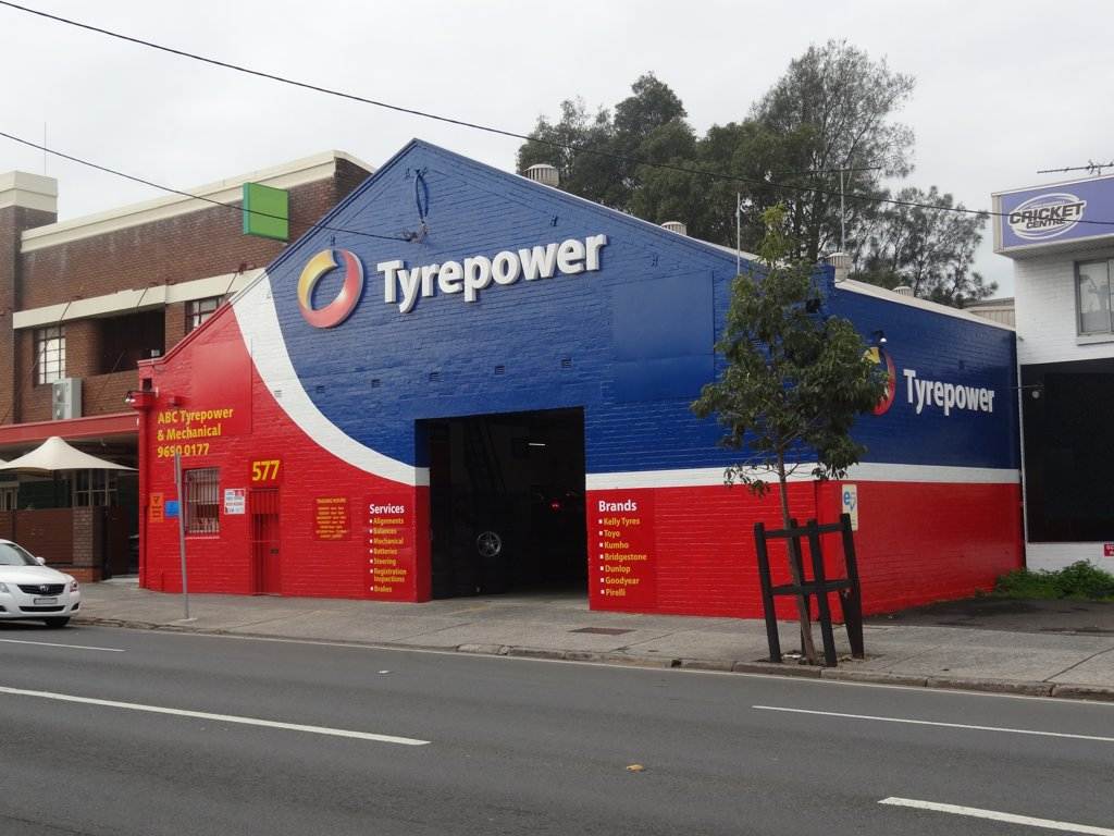 Exterior of Tyrepower store.