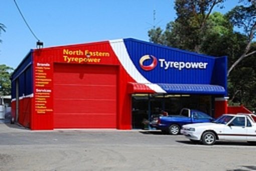 Exterior of Tyrepower store.