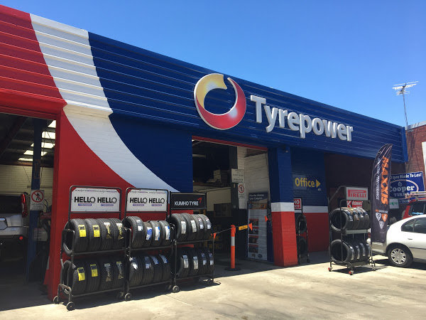 Exterior of Tyrepower store.