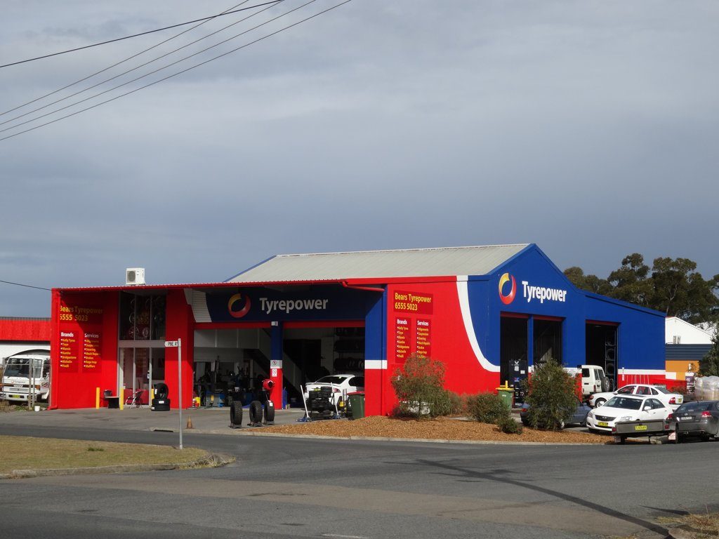 Exterior of Tyrepower store.