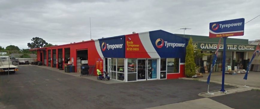 Exterior of Tyrepower store.