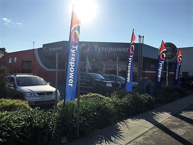 Exterior of Tyrepower store.