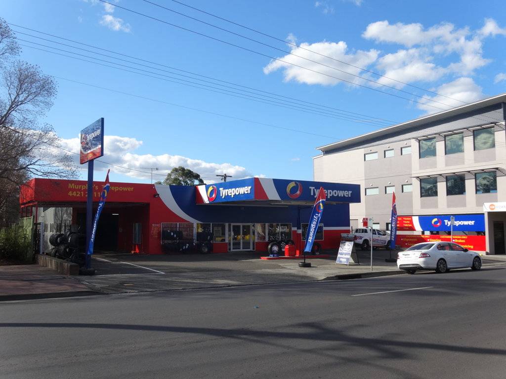 Exterior of Tyrepower store.