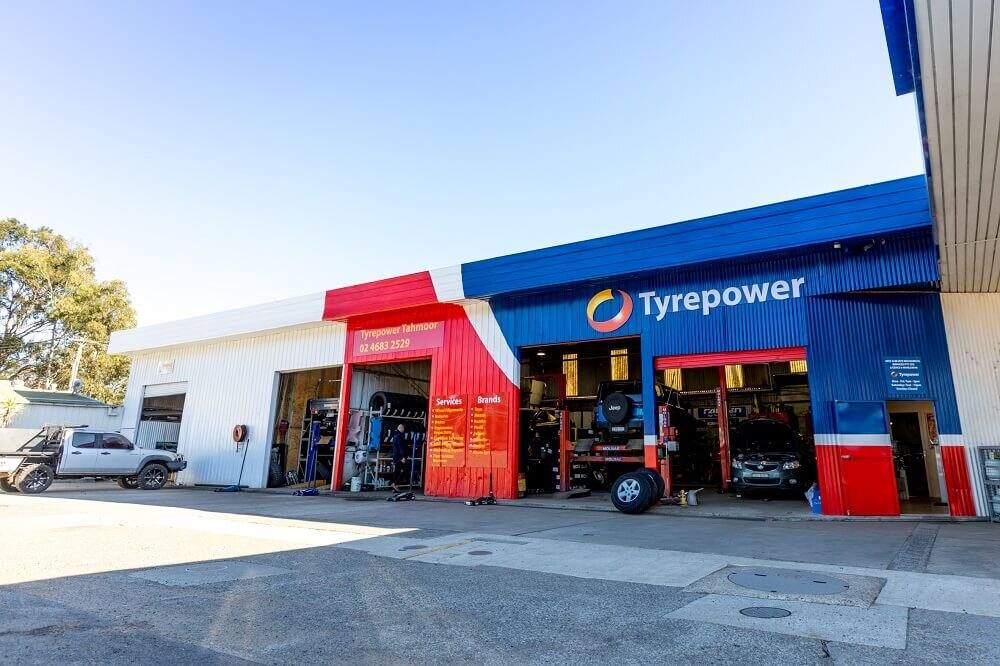 Exterior of Tyrepower store.