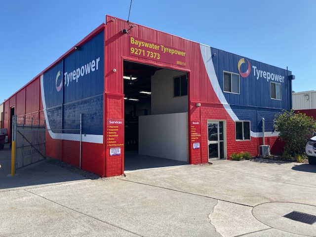 Exterior of Tyrepower store.