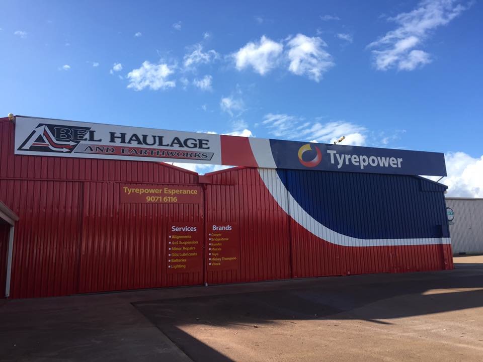 Exterior of Tyrepower store.