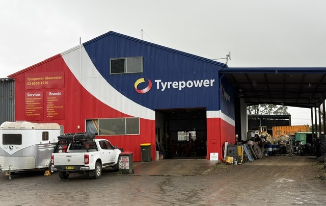 Exterior of Tyrepower store.