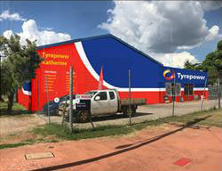 Exterior of Tyrepower store.