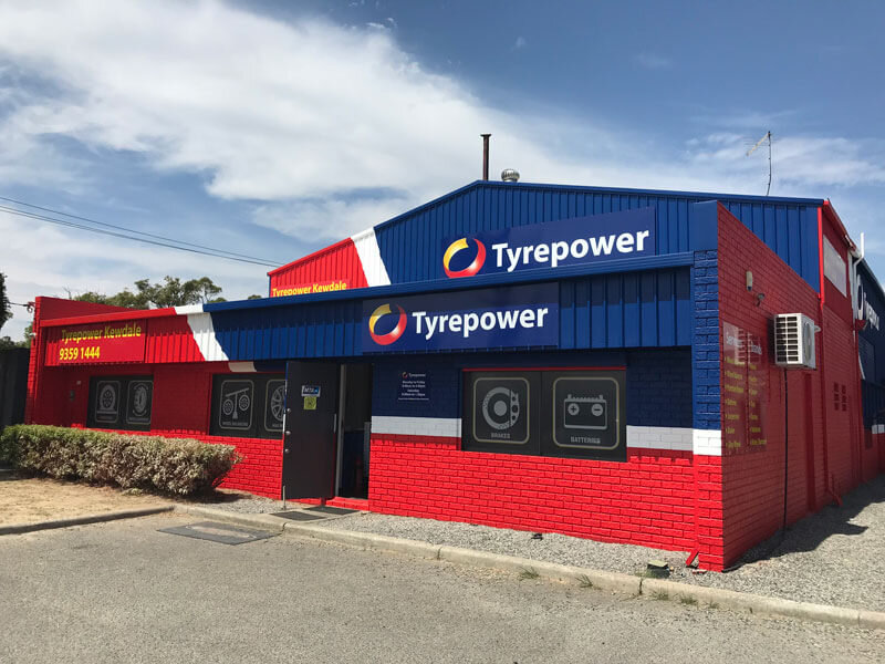 Exterior of Tyrepower store.