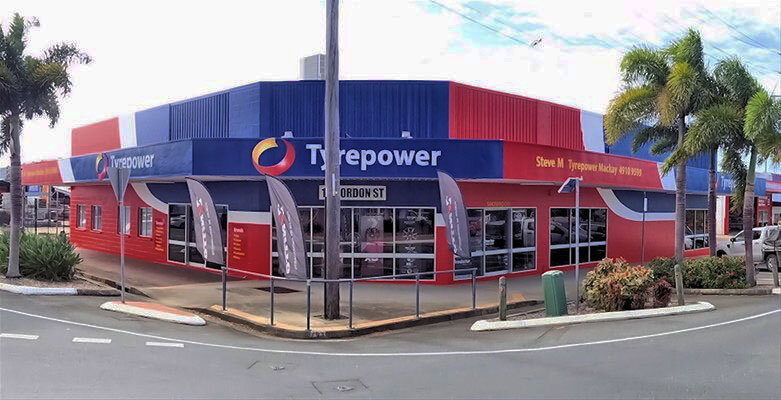 Exterior of Tyrepower store.