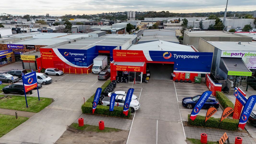 Exterior of Tyrepower store.