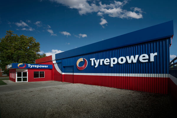 Exterior of Tyrepower store.