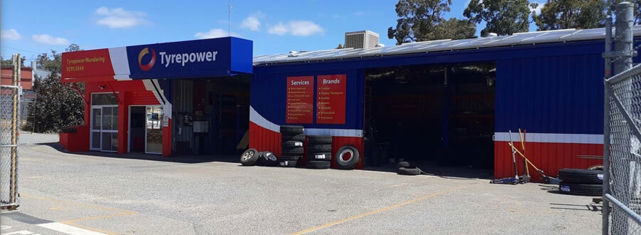 Exterior of Tyrepower store.