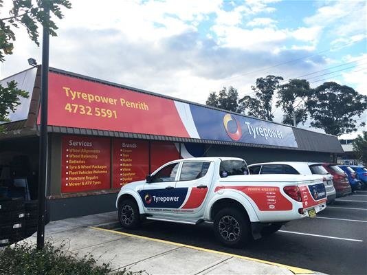 Exterior of Tyrepower store.