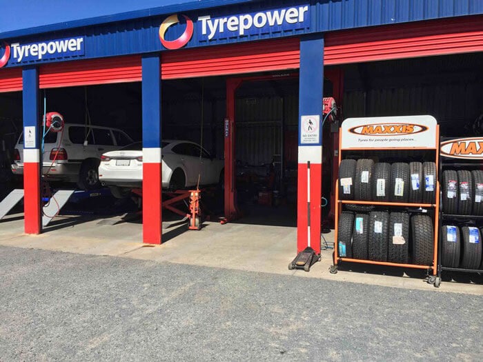 Exterior of Tyrepower store.